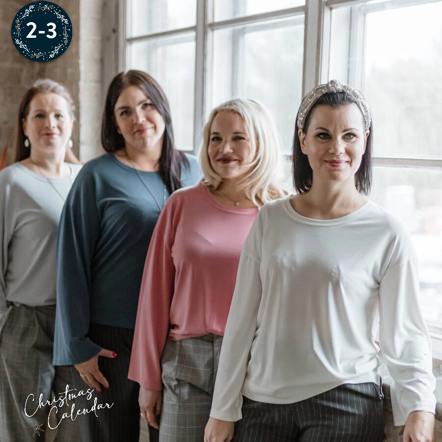 Shallow blouse - grey steel