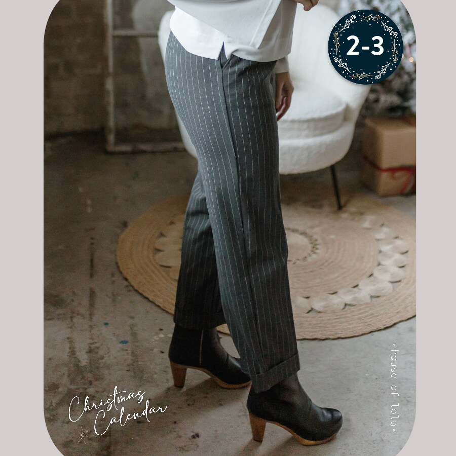 Milano pants - chalk grey