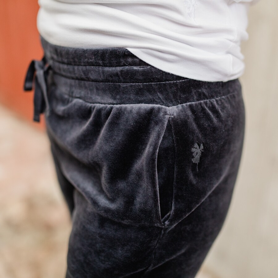 Rejoice velour pants - dusk grey