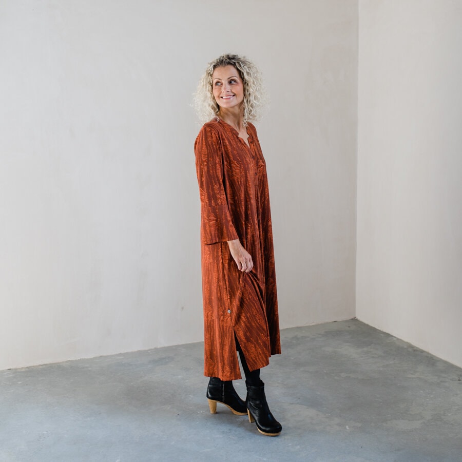 Date dress - collin root brown