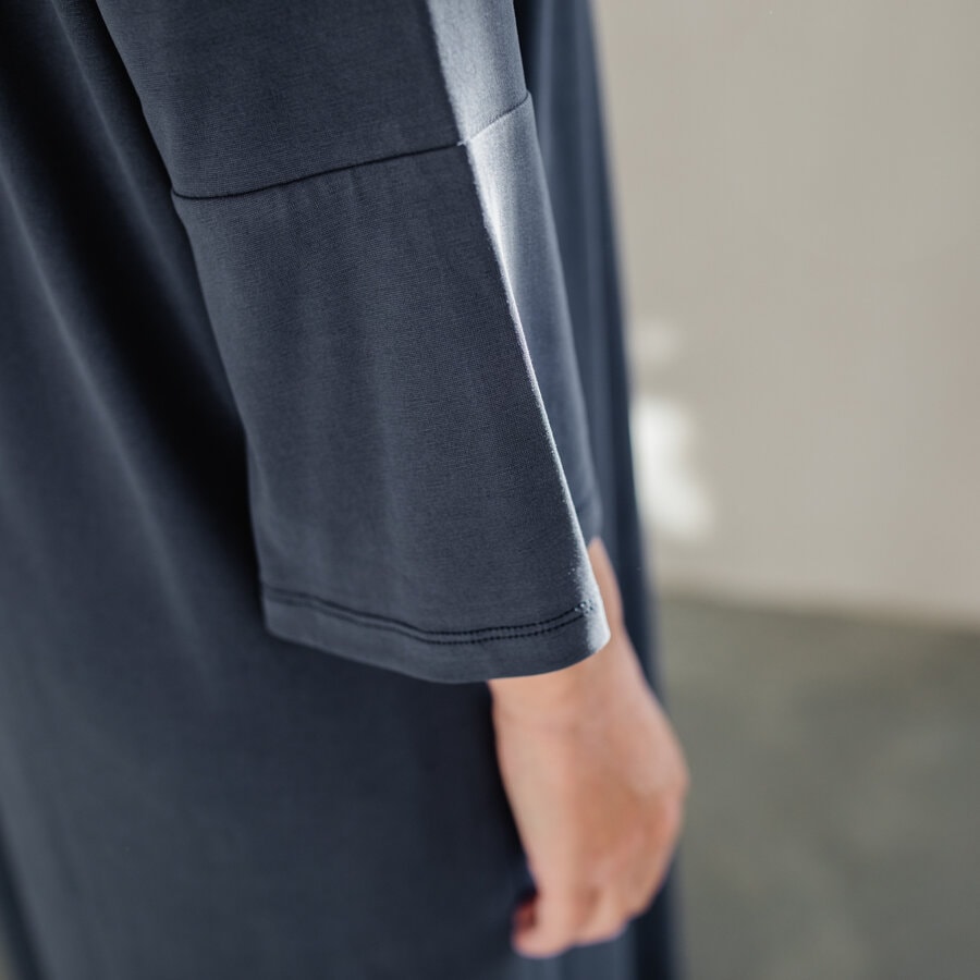 Date dress - indigo
