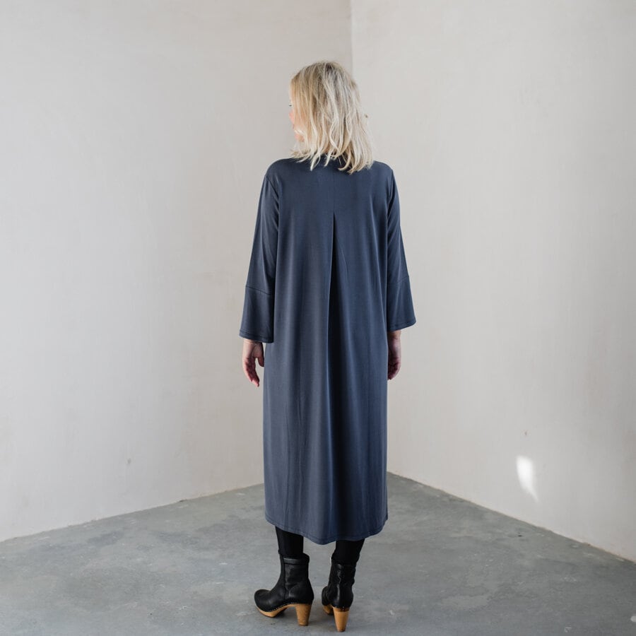 Date dress - indigo