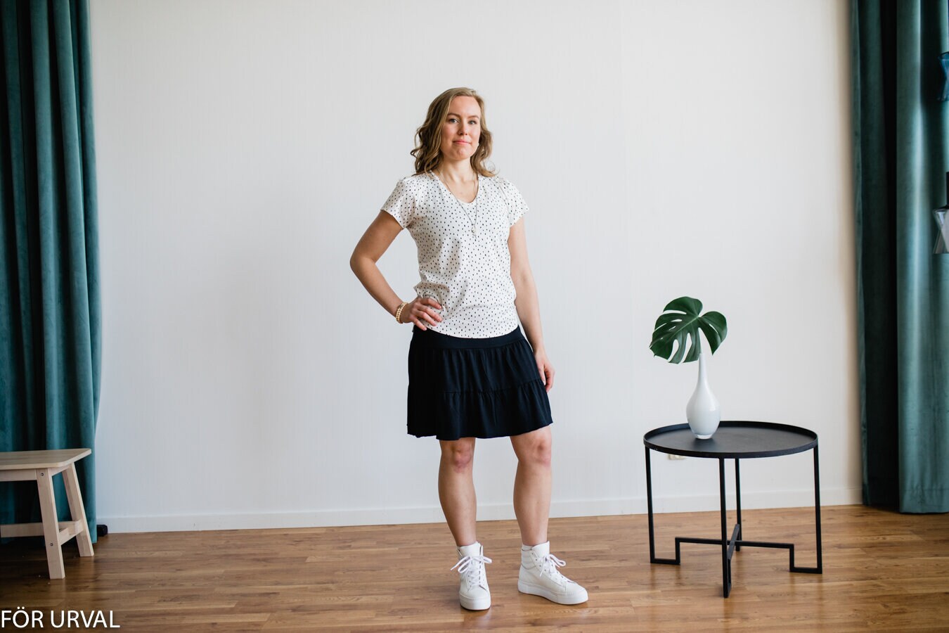 Madison v-neck top - rome soft white