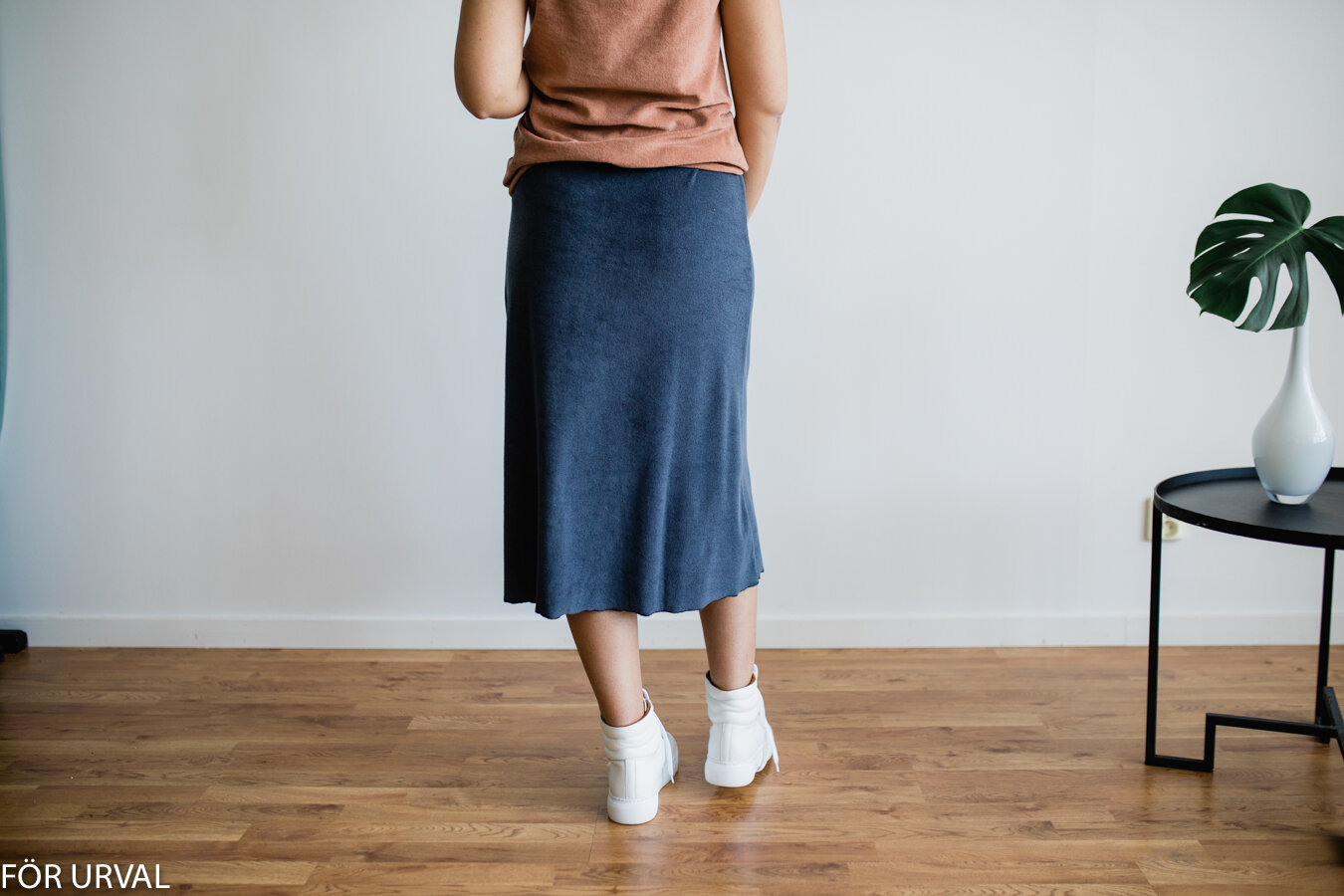 Mira terry skirt - dark grey