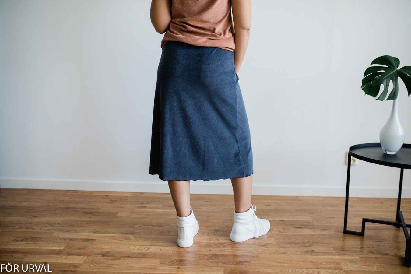 Mira terry skirt - dark grey