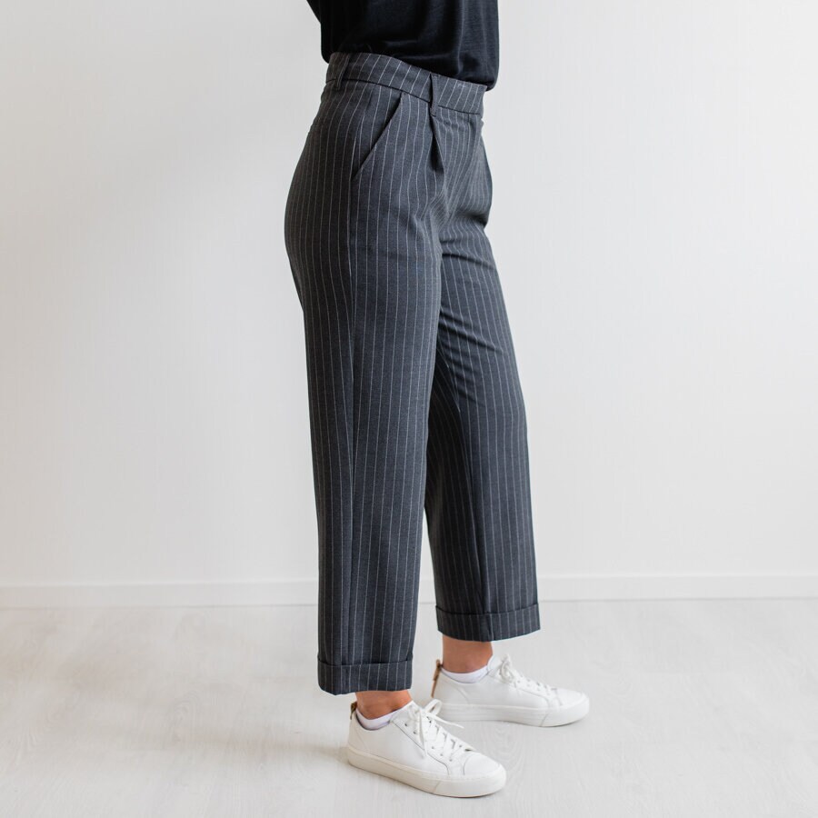 Milano pants - chalk grey