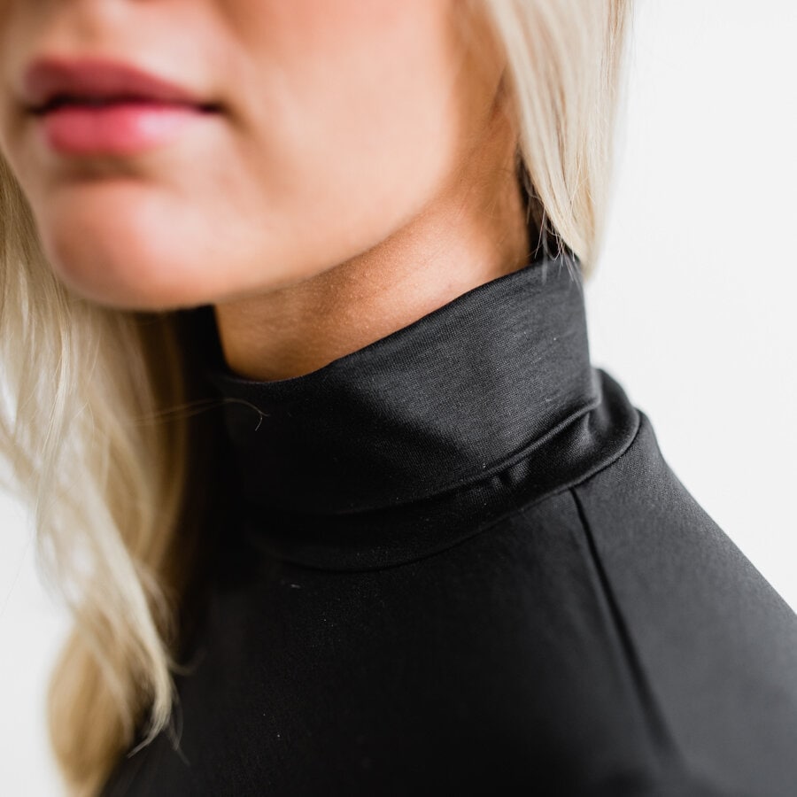 Hey Jude top - black