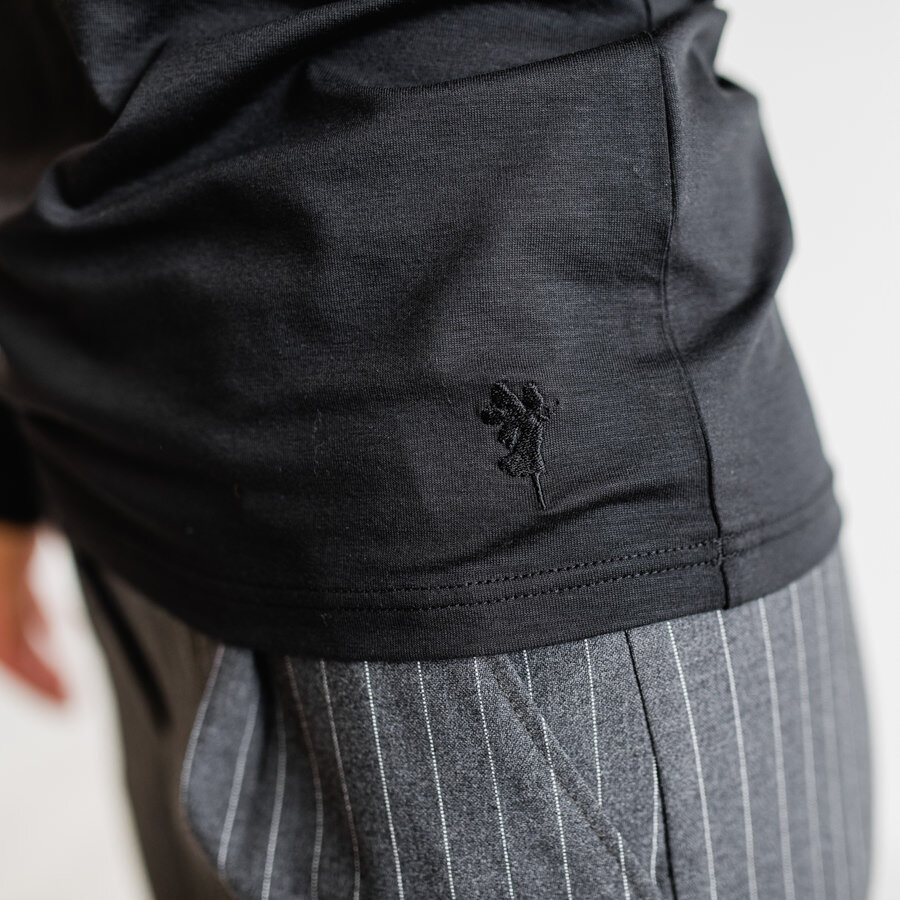 Hey Jude top - black