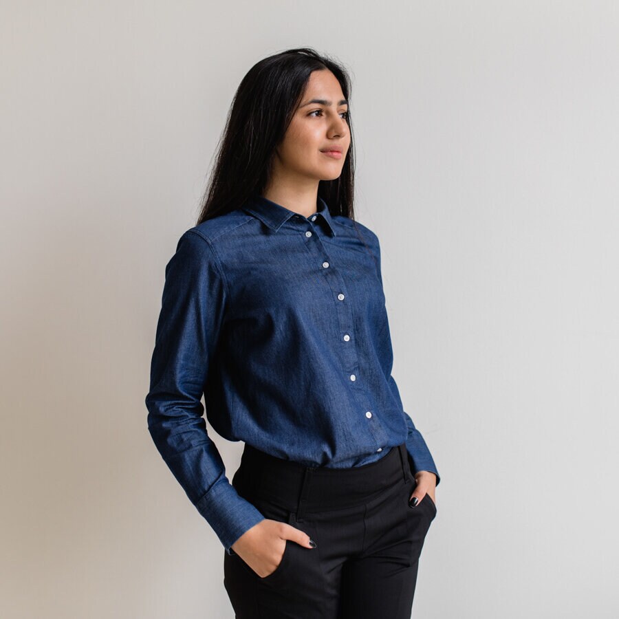 Alice shirt - denim blue