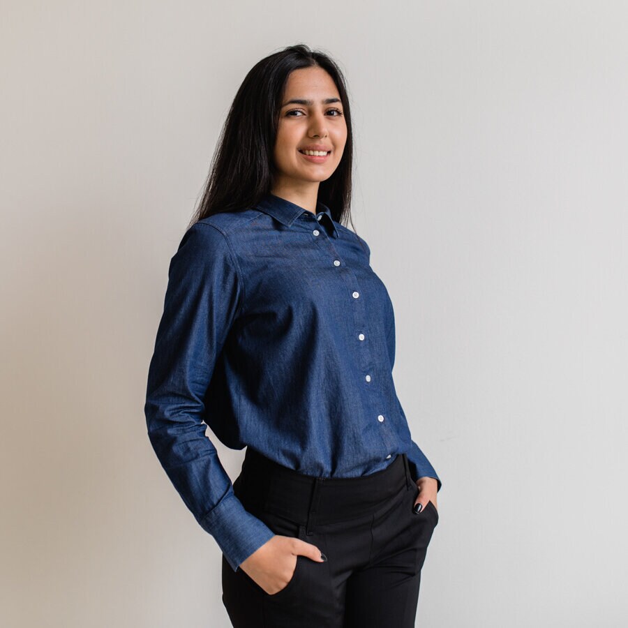 Alice shirt - denim blue