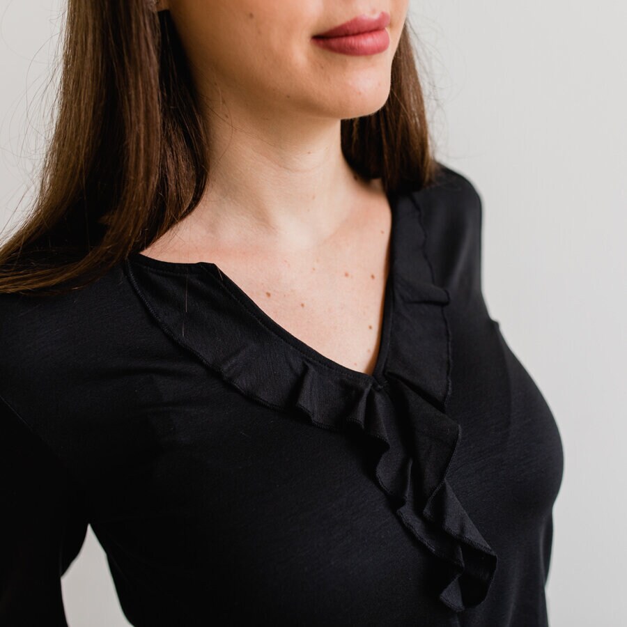 Syrup top - black