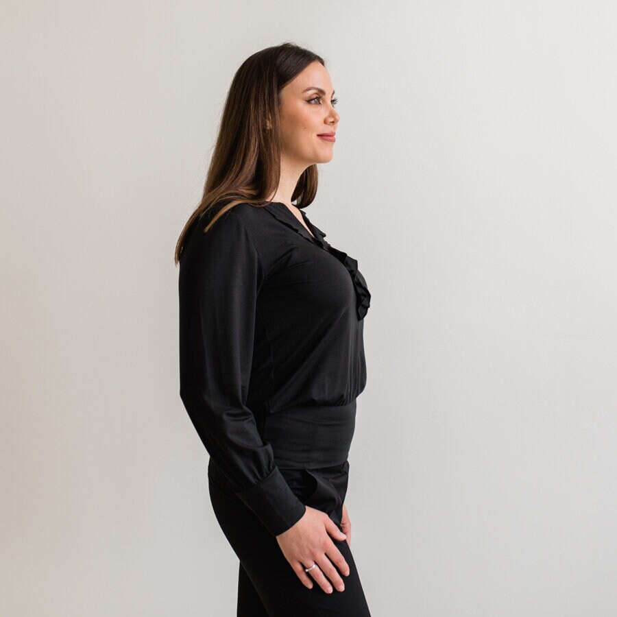 Syrup top - black