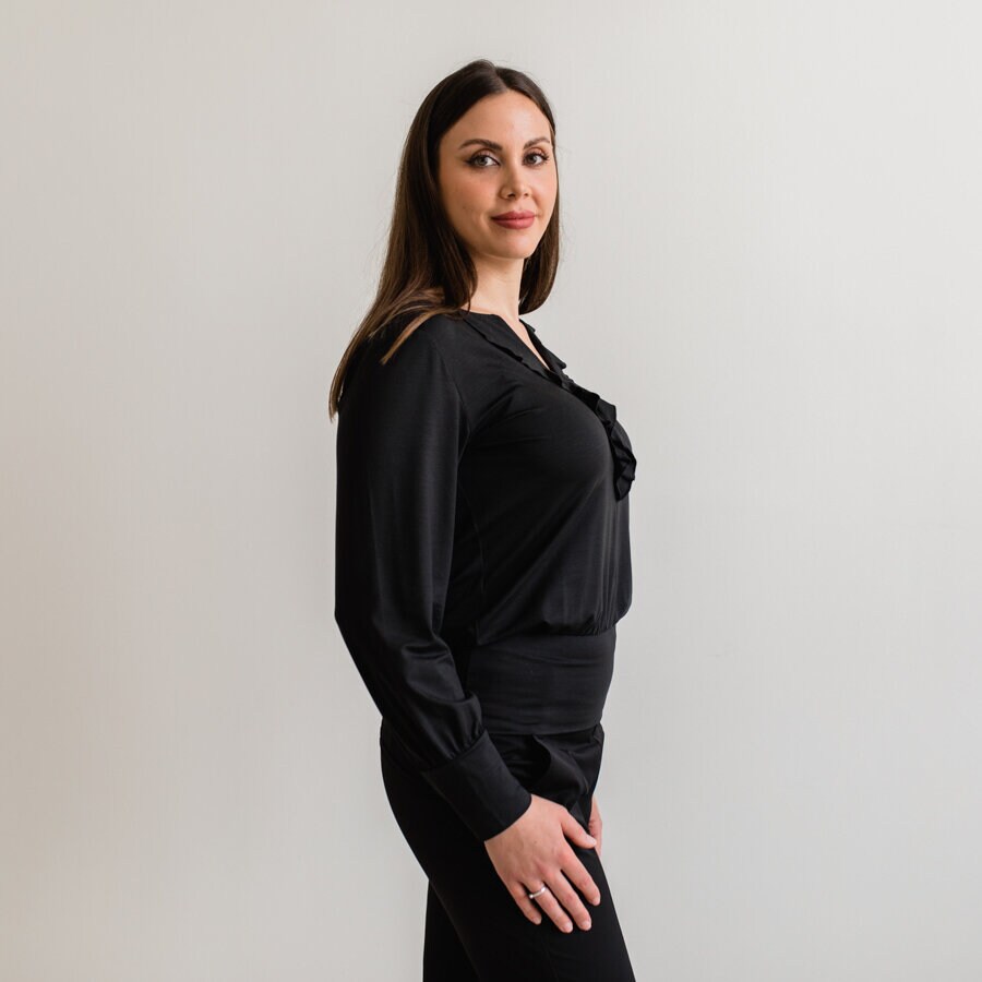 Syrup top - black