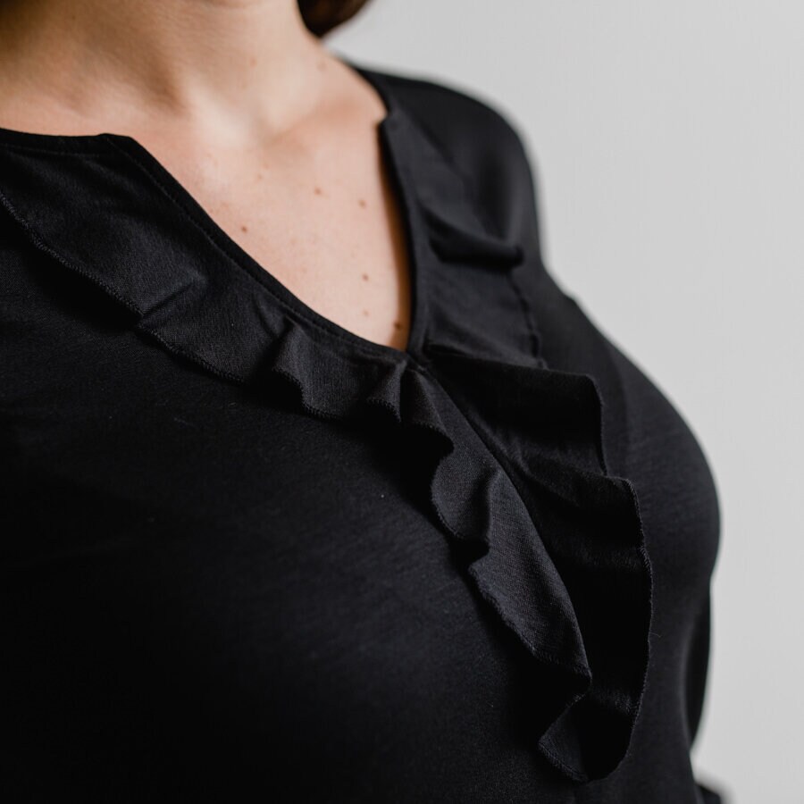 Syrup top - black