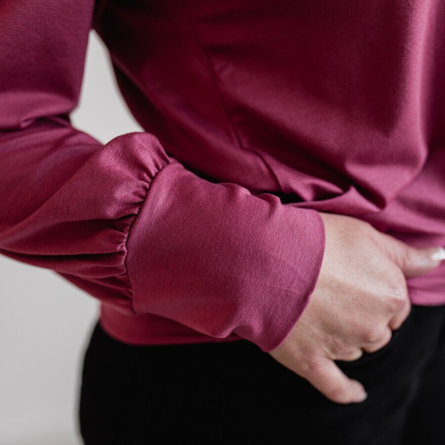 Syrup top - violet rose