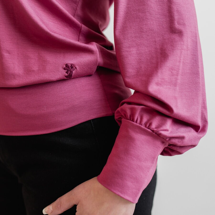 Syrup top - violet rose