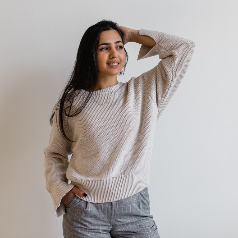 Rebecka knitted - seashell