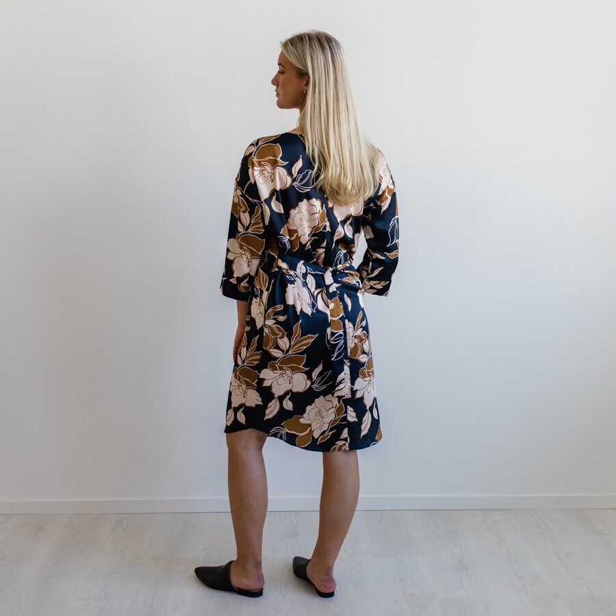 Sophia dress - garden night blue