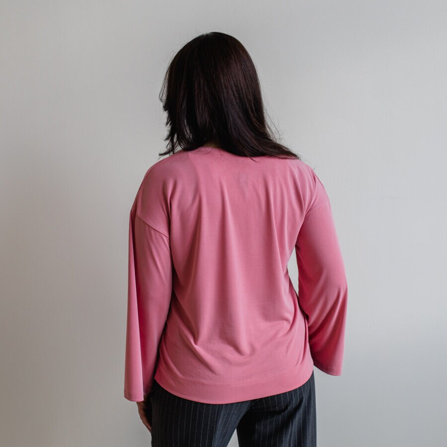 Shallow blouse - spring rouge
