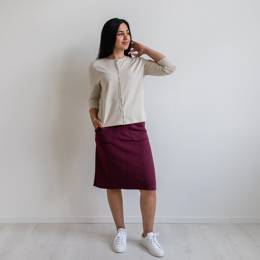 Leona cardigan - champagne