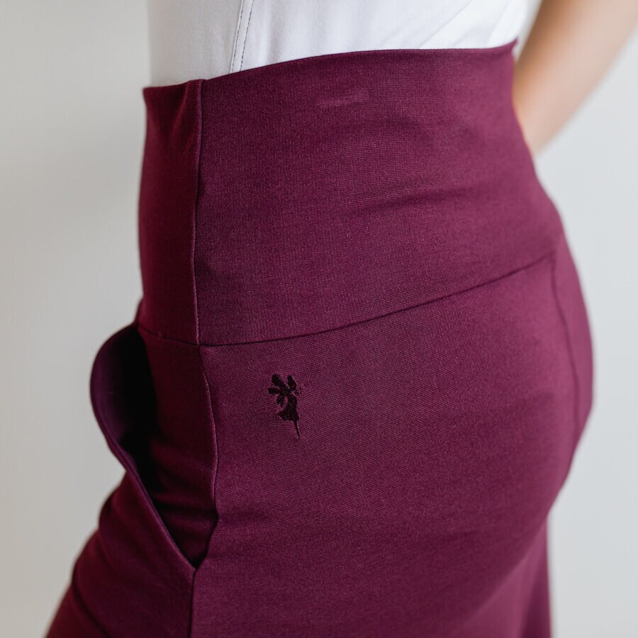Silhuette skirt - fig red