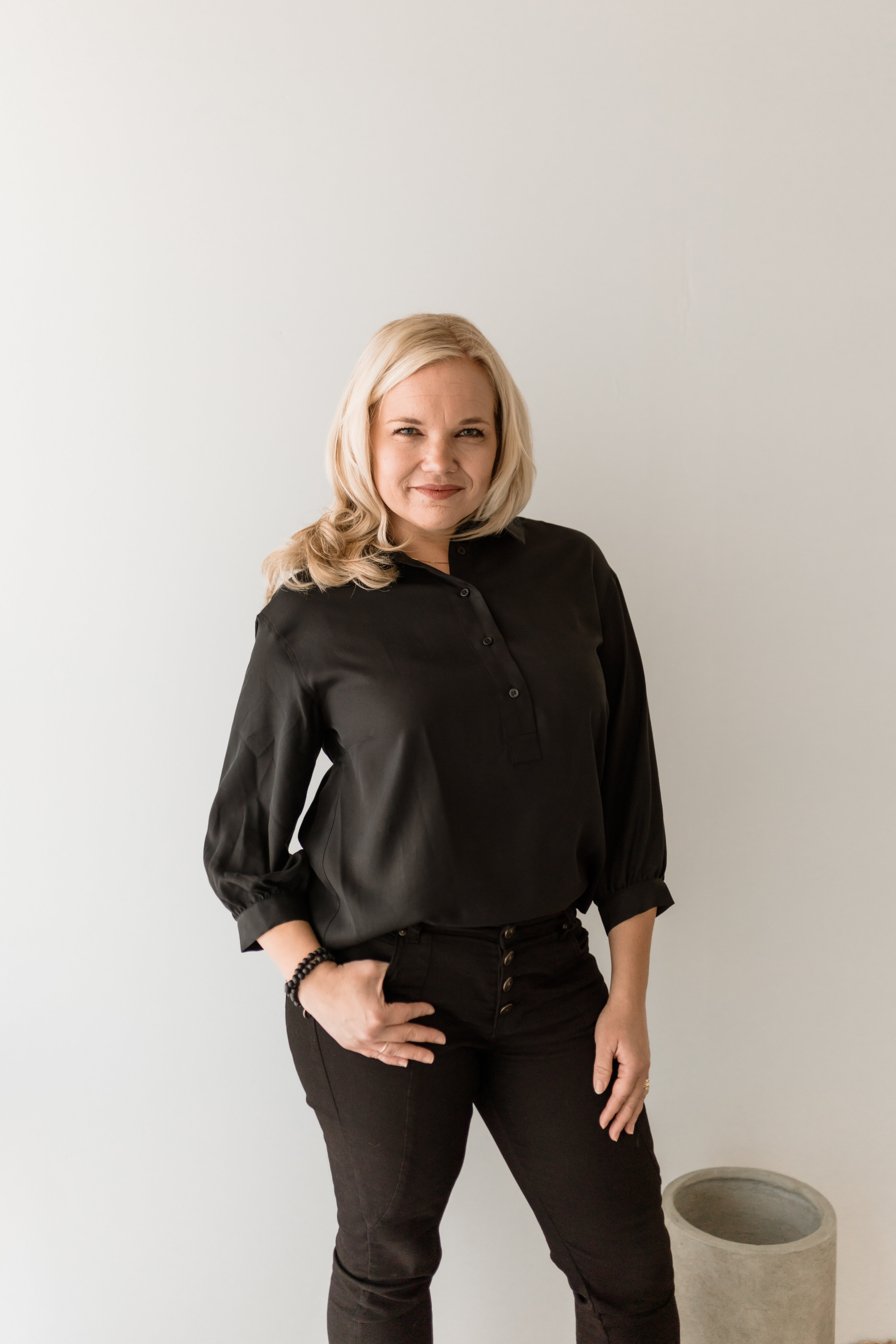 Aurora blouse - black