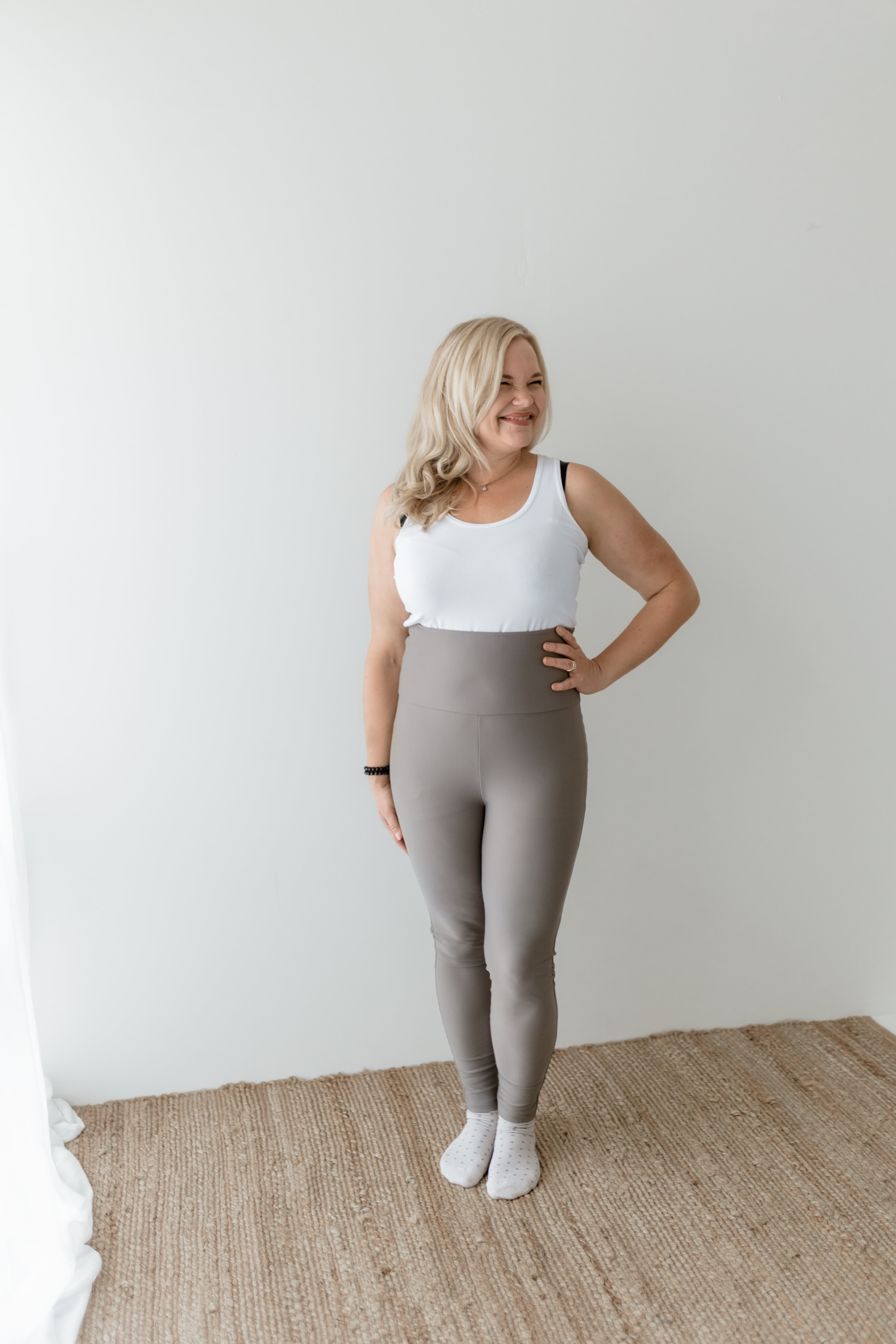 Ice leggings - stone grey