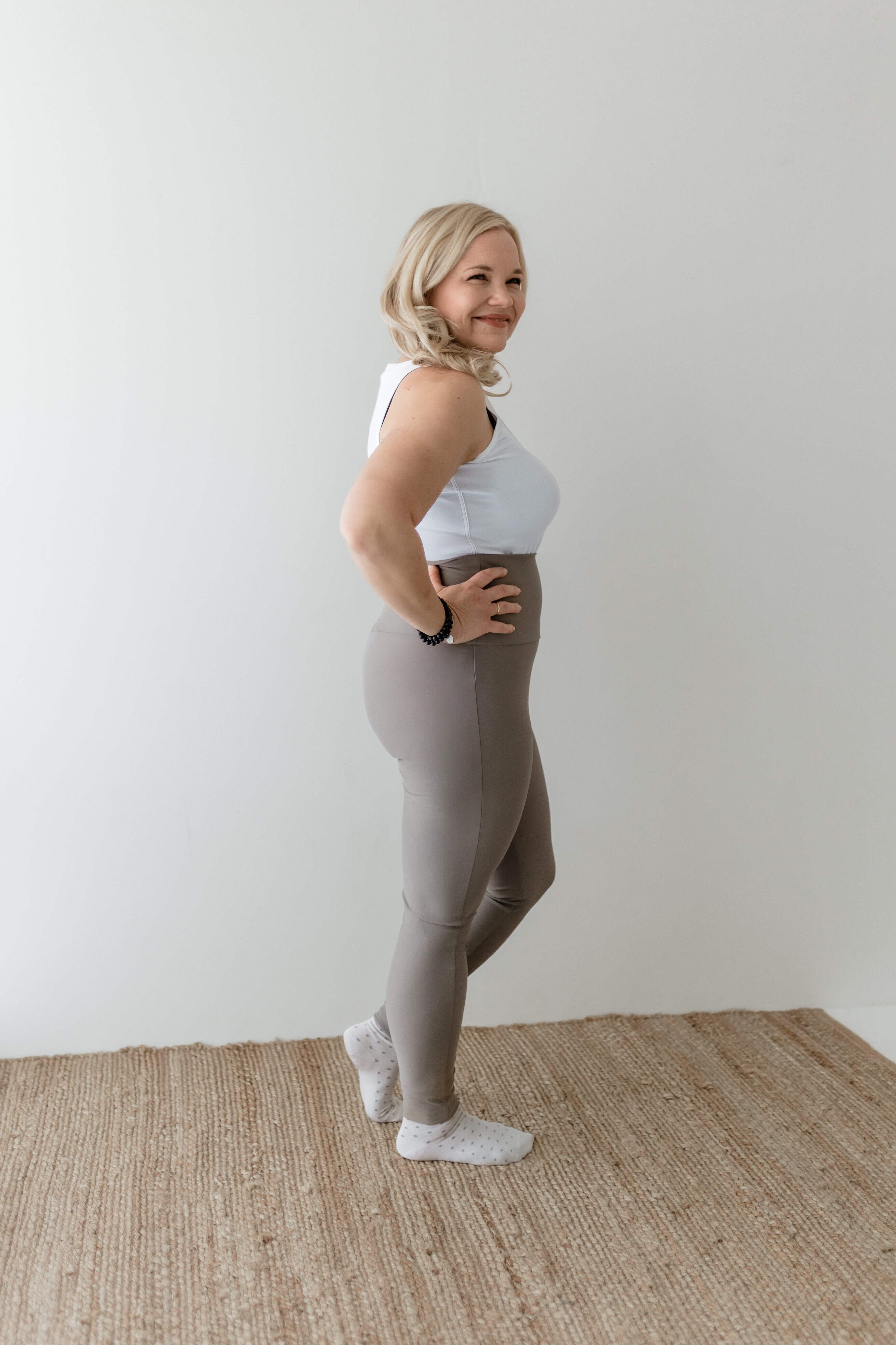 Ice leggings - stone grey