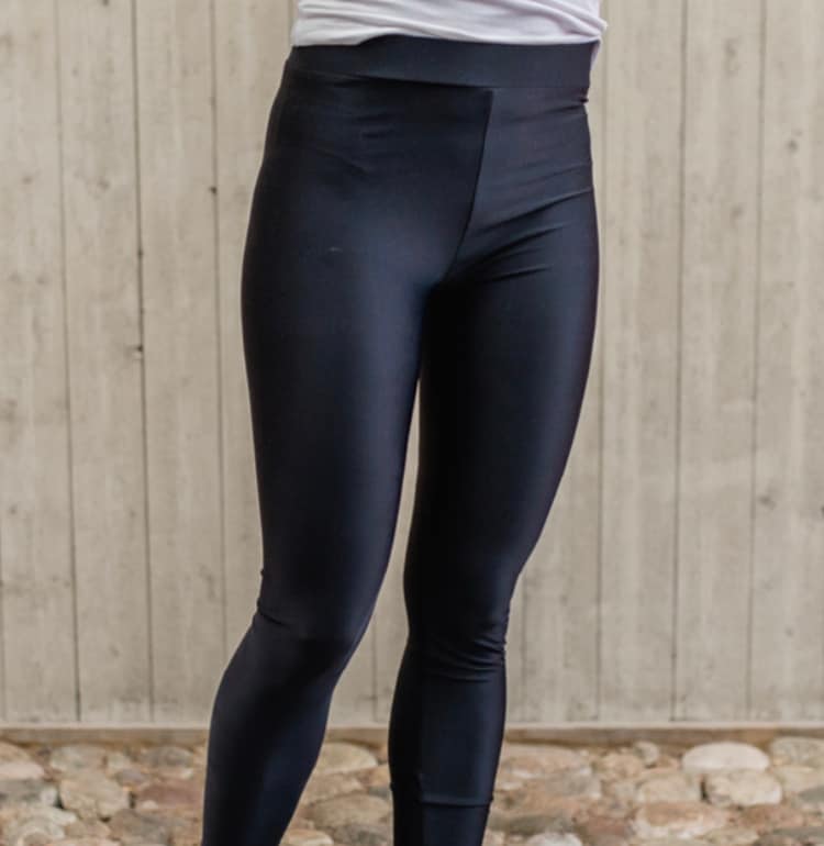 Shopper plain leggings - black
