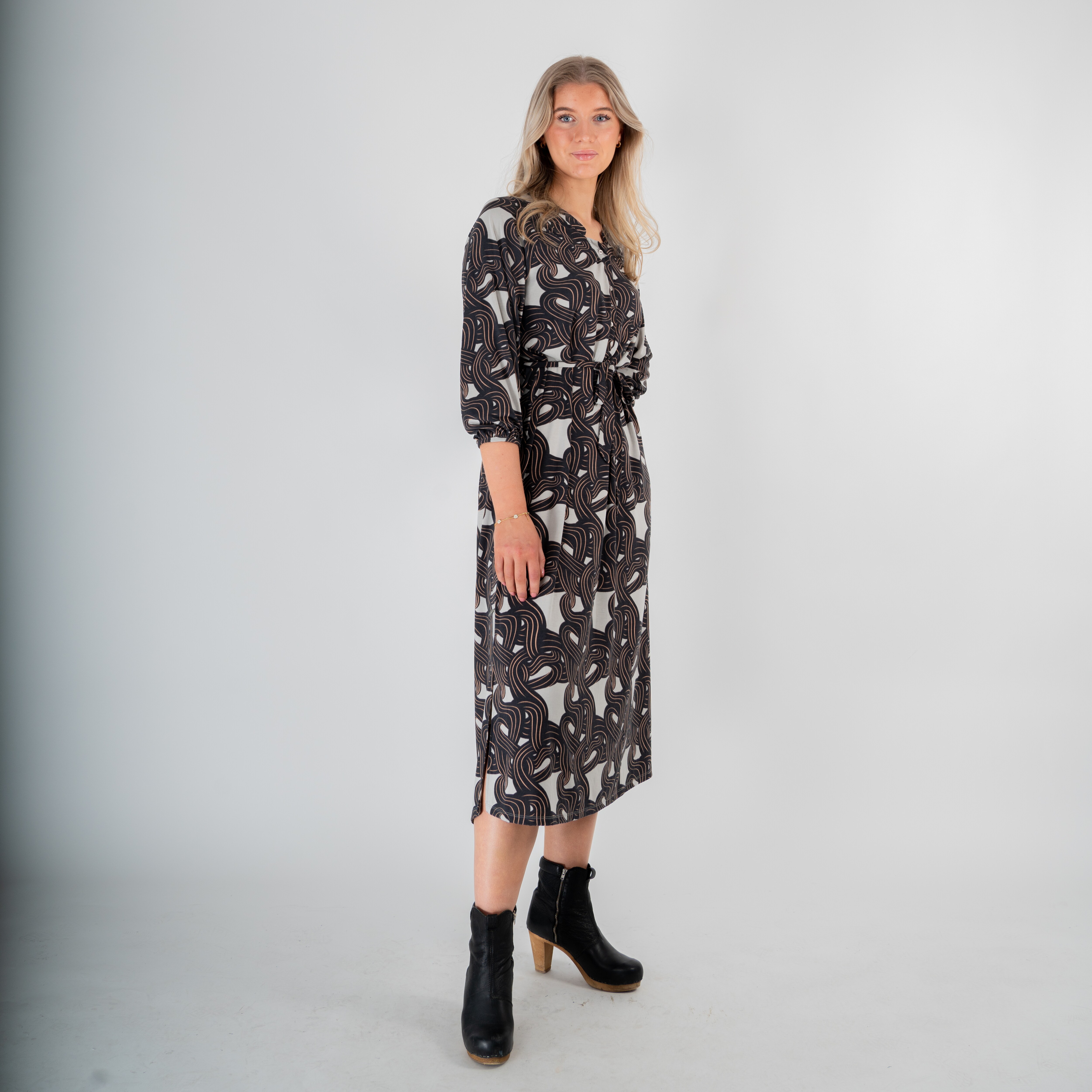 Universe dress - chaplet silver moss